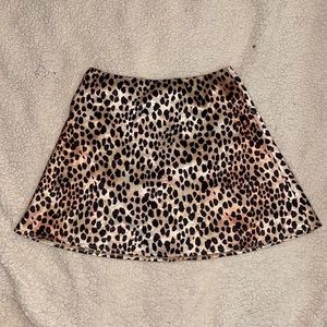 Princess Polly leopard print skirt